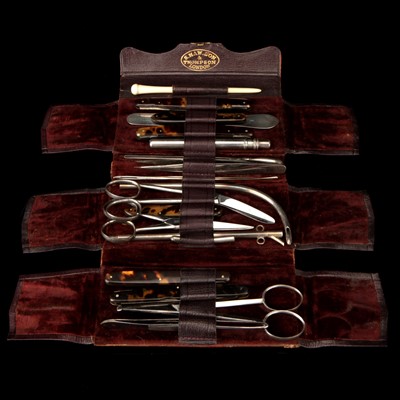 Lot 96 - A Pocket Minor Surgery Set