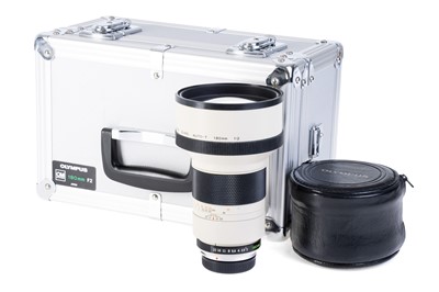 Lot 144 - An Olympus OM f/2 180mm Camera Lens