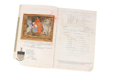 Lot 769 - A Scottish Album of Family Pedigrees and Coats of Arms