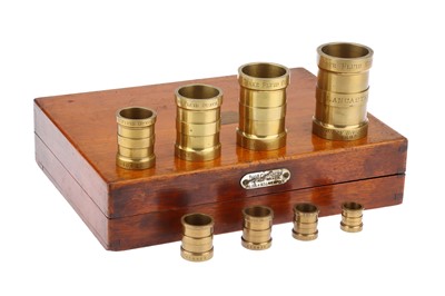 Lot 120 - Victorian Set of Customs Inspectors Standard Apothecaries' Measures