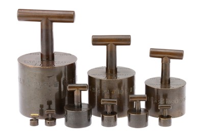 Lot 105 - An Unusual Set of Victorian Imperial Standard Weights