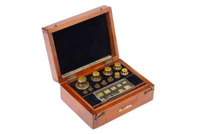 Lot 100 - Lancashire County Council Standard Troy Weights