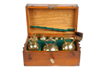 Lot 109 - County Borough of Preston, Standard Spherical Avoirdupois Weights