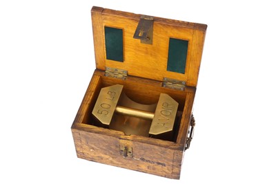 Lot 110 - Standard Half Cental Weight, County Borough of Burnley