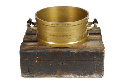 Lot 125 - Borough of Burnley, Imperial Bushel, 1887