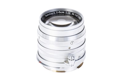 Lot 40 - A Leitz Summarit f/1.5 50mm Lens
