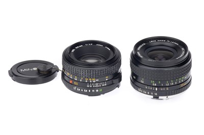 Lot 107 - Two Minolta Camera Lenses