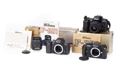 Lot 72 - Three Nikon 35mm SLR Cameras