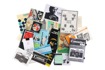 Lot 792 - A Good Selection of Camera Manuals & Literature