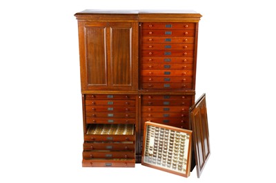 Lot 138 - A fine Victorian Mahogany British, Irish & Scottish Lepidoptery Collection & Cabinet