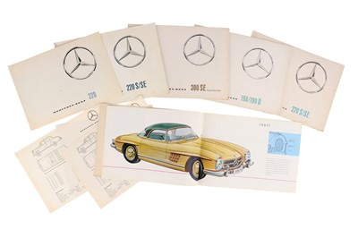Lot 804 - A Selection of Mercedes Car Brochures