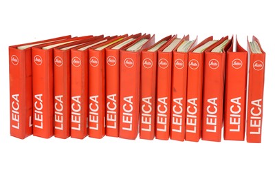 Lot 32 - A Selection of Leica Dealer Information Folders