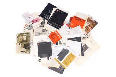 Lot 783 - A Selection of Leica Instruction Booklets