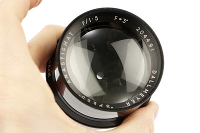 Lot 366 - A Dallmeyer Speed f/1.5 3" Lens