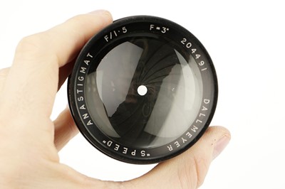 Lot 366 - A Dallmeyer Speed f/1.5 3" Lens