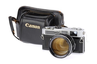 Lot 53 - A Canon Model 7 Rangefinder Camera