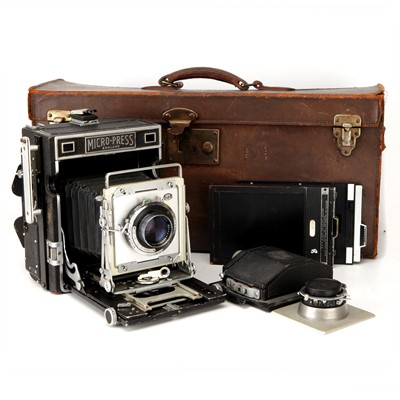 Lot 104 - An MPP Micro-Press 5x4" Camera