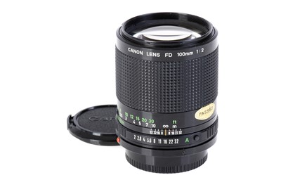 Lot 129 - A Canon FD f/2 100mm Lens