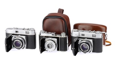 Lot 159 - Three Kodak Retina Folding 35mm Film Cameras