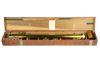 Lot 93 - A Cased 4-inch Watson & Sons Ltd "Century" refracting Telescope