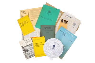Lot 41 - Isotope Handling Calculator and Documents