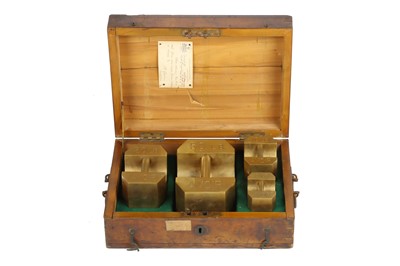 Lot 99 - Standard Set of Customs Inspectors Octagonal Avoirdupois Weights