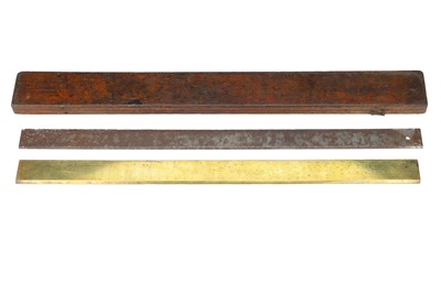 Lot 770 - A Military Gunter's Rule, With Indian Navy Connection