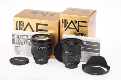 Lot 73 - A Nikon AF Zoom-Nikkor ED IF D f/3.5-4.5 18-35mm Lens