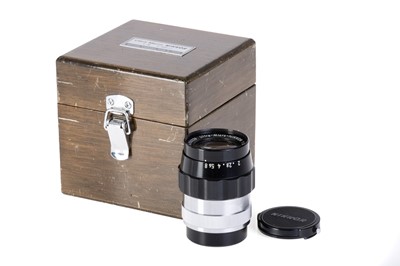 Lot 121 - A Nippon Kogaku Nikon Ultra-Micro-Nikkor f/2 55mm Lens