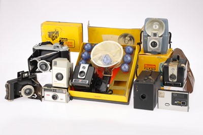 Lot 258 - A Colection of Kodak Snapshot Cameras