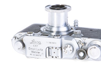Lot 6 - A Leica IIIc 'Luftwaffen-Eigentum' Rangefinder Camera