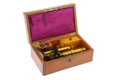 Lot 17 - A Nachet Compound Microscope