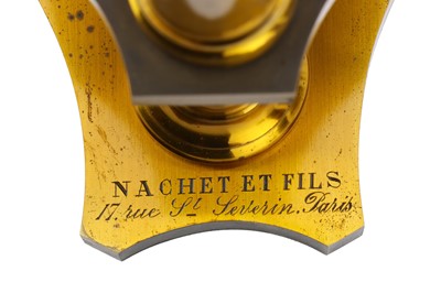 Lot 17 - A Nachet Compound Microscope