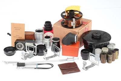 Lot 28 - A Mixed Selection of Leitz Accessories
