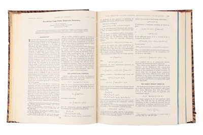 Lot 84 - Schwinger, Julian, 4 important papers