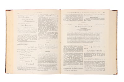 Lot 84 - Schwinger, Julian, 4 important papers