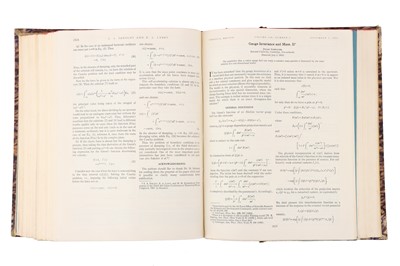 Lot 84 - Schwinger, Julian, 4 important papers