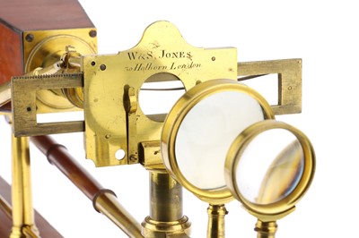 Lot 1 - A Lucernal Microscope By W & S Jones, London