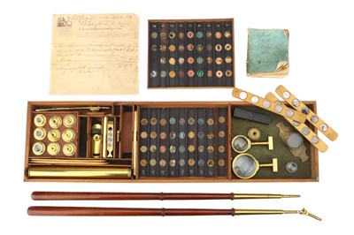 Lot 1 - A Lucernal Microscope By W & S Jones, London