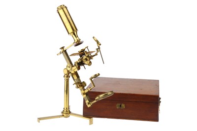 Lot 2 - An Exceptionally Fine Jones Most Improved Compound Microscope