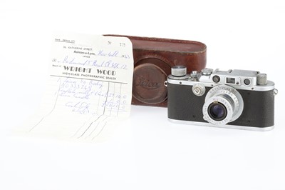 Lot 7 - A Leitz Wetzlar Leica IIIa 35mm Rangefinder Camera