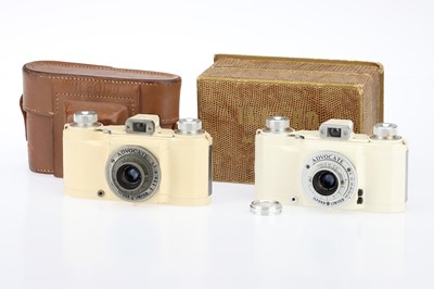 Lot 154 - Two Ilford Advocate 35mm Viewfinder Cameras