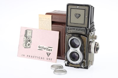 Lot 228 - A Rollei Rolleiflex T Model K8 T1 Medium Format TLR Camera