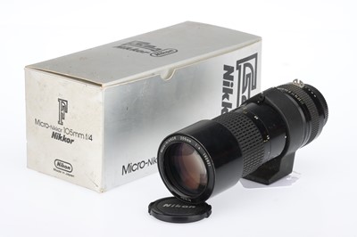 Lot 56 - A Nikon Ai Micro-Nikkor f/4 200mm Lens