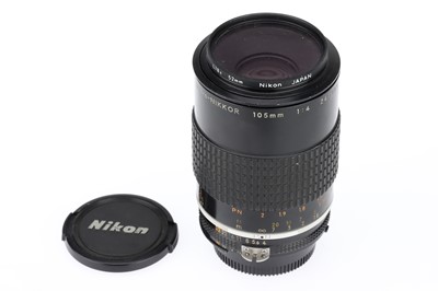 Lot 70 - A Nikon Ais Micro-Nikkor f/4 105mm Lens
