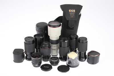 Lot 372 - A Selection of Various Lenses