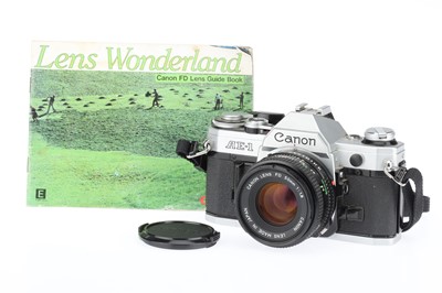 Lot 163 - A Canon AE-1 35mm SLR Camera