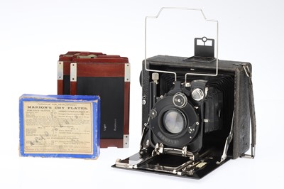 Lot 241 - An Ihagee Zweiverschluss-Duplex Focal Plane Folding Plate Camera