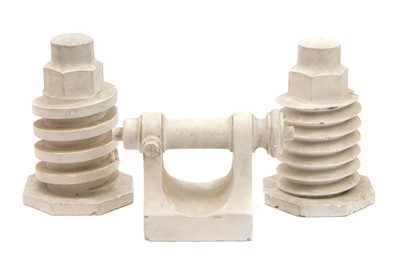Lot 62 - Three Full Size Plaster Engineering Didactic Models