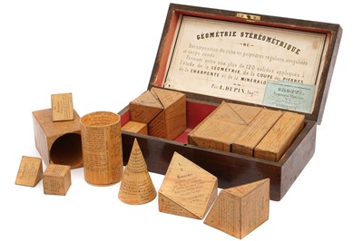 Lot 65 - An Exceptionally Fine Mineralogical Geometry Set